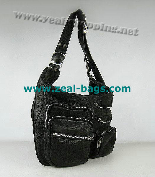 AAA Replica Alexander Wang Max Fanny Pack Bag Black Lambskin - Click Image to Close